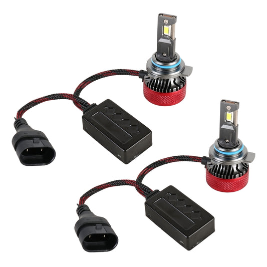 1 Pair 9012 DC12V 65W 6000K 6500LM LED Car Headlights - Work Lights by buy2fix | Online Shopping UK | buy2fix