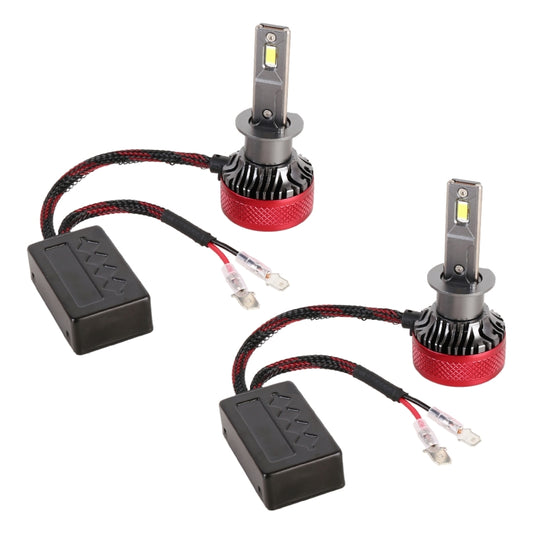 1 Pair H1 DC12V 65W 6000K 6500LM LED Car Headlights - Work Lights by buy2fix | Online Shopping UK | buy2fix