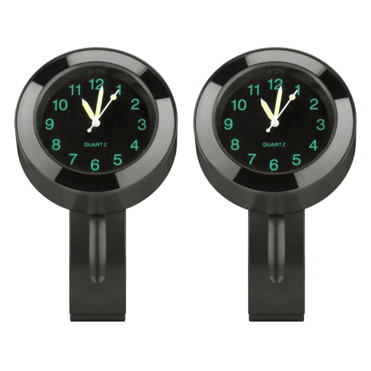 Motorcycle 22-25mm Handlebar Clock Quartz Watch with Lock (Black) - Others by buy2fix | Online Shopping UK | buy2fix