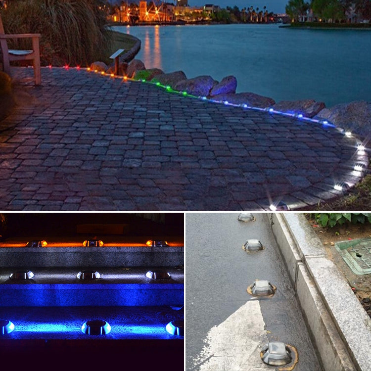 Solar Horseshoe Road Stud Light Car Guidance Light Road Deceleration Light, Flashing Bright Version(Yellow) by buy2fix