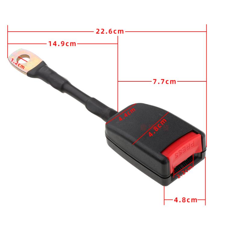 Car Front Seat Seat Belt Clip 20cm Extension Buckles Connector - Seat Belts & Padding by buy2fix | Online Shopping UK | buy2fix