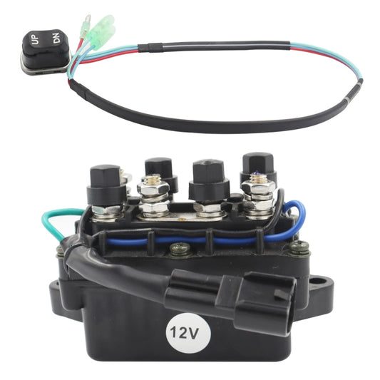 Stroke Relay Assembly with Outboard Motor Switch for Yamaha 703825630100 by buy2fix