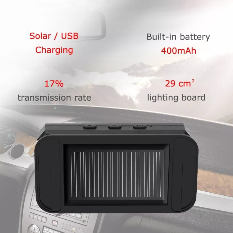 Car High Precision Solar Charging Tire Pressure Monitoring System TPMS, Built-in Beep Sensor - Tire Pressure Gauges by buy2fix | Online Shopping UK | buy2fix