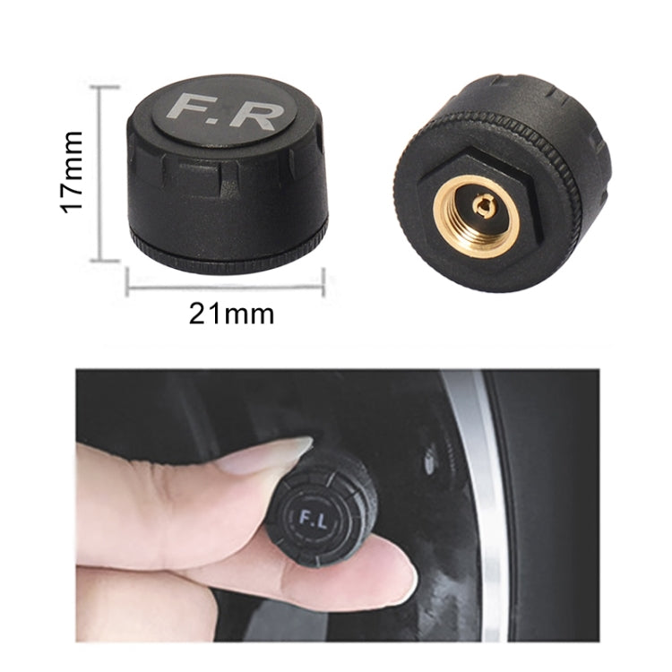 Car High Precision Solar Charging Tire Pressure Monitoring System TPMS, External Beep Sensor - Tire Pressure Gauges by buy2fix | Online Shopping UK | buy2fix