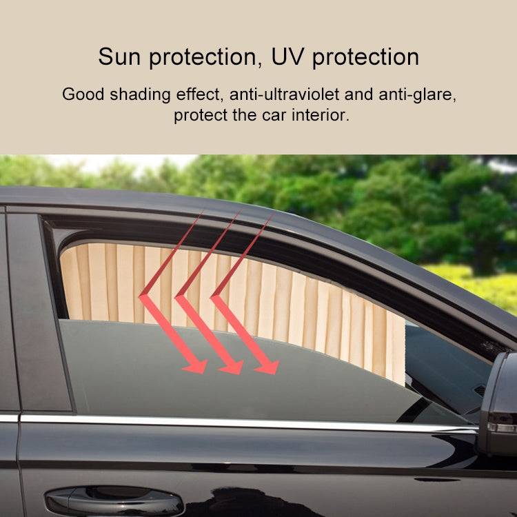 4 in 1 Car Auto Sunshade Curtains Windshield Cover Set (Black) - Aluminum Film PEVA by buy2fix | Online Shopping UK | buy2fix