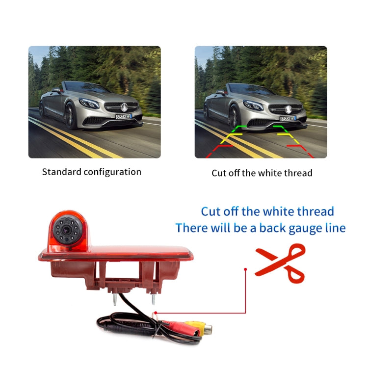 PZ463 Car Waterproof 170 Degree View Camera + 7 inch Rearview Monitor for Renault / Opel - Rear View Cameras by buy2fix | Online Shopping UK | buy2fix