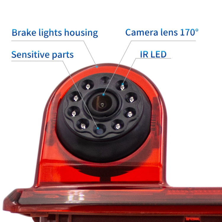 PZ463 Car Waterproof 170 Degree View Camera + 7 inch Rearview Monitor for Renault / Opel - Rear View Cameras by buy2fix | Online Shopping UK | buy2fix