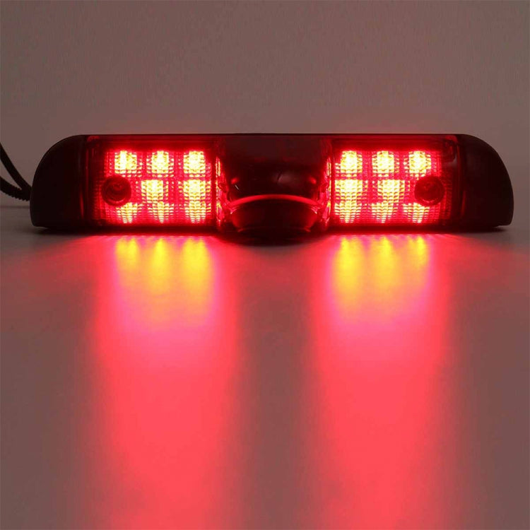 PZ460 Car Waterproof HD High Position Brake Light View Camera + 7 inch Rearview Monitor for Fiat / Citroen / Peugeot by buy2fix