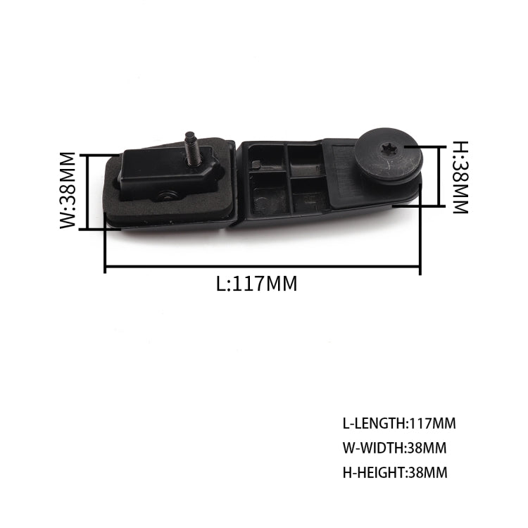 2 PCS Car Windshield Rear Liftgate Glass Hinge YL8Z78420A68BA for Ford - Glasses & Windows Accessories by buy2fix | Online Shopping UK | buy2fix