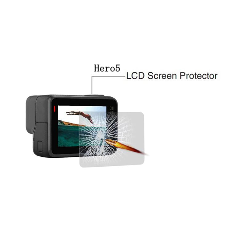 For GoPro HERO5 LCD Display Screen Protector Tempered Glass Film by buy2fix