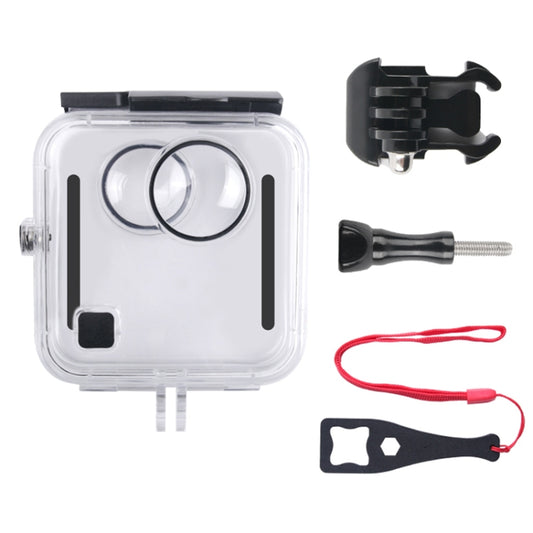40m Waterproof Housing Protective Case for GoPro Fusion, with Buckle Basic Mount & Screw & Wrench by buy2fix