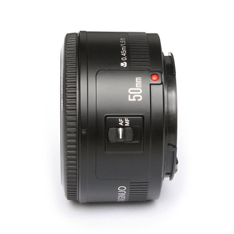YONGNUO YN50MM F1.8C Auto Focus Lens for Canon EF Mount New Lens(Black) - Auxiliary Lens by YONGNUO | Online Shopping UK | buy2fix