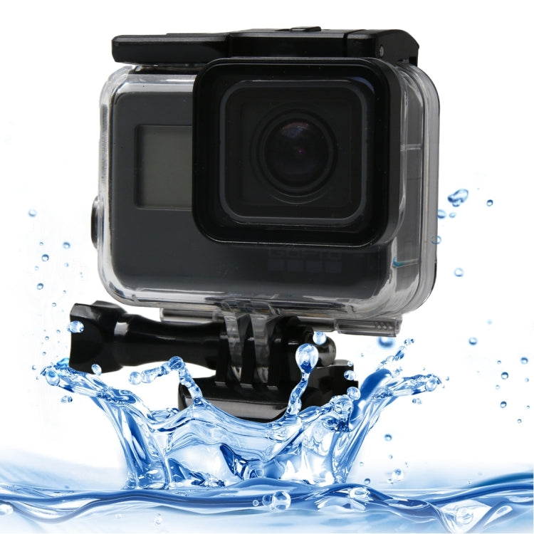 For GoPro HERO6 /5 Black 60m Underwater Waterproof Housing Diving Case with Touch Screen Back Door & Filter / Buckle Basic Mount & Screw, No Need to Disassemble Lens - Waterproof Cases by buy2fix | Online Shopping UK | buy2fix