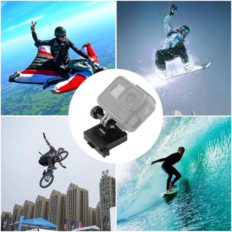 GP244-B Aluminum Mount for GoPro, Insta360, DJI and Other Action Cameras and NVG Mount Base by buy2fix