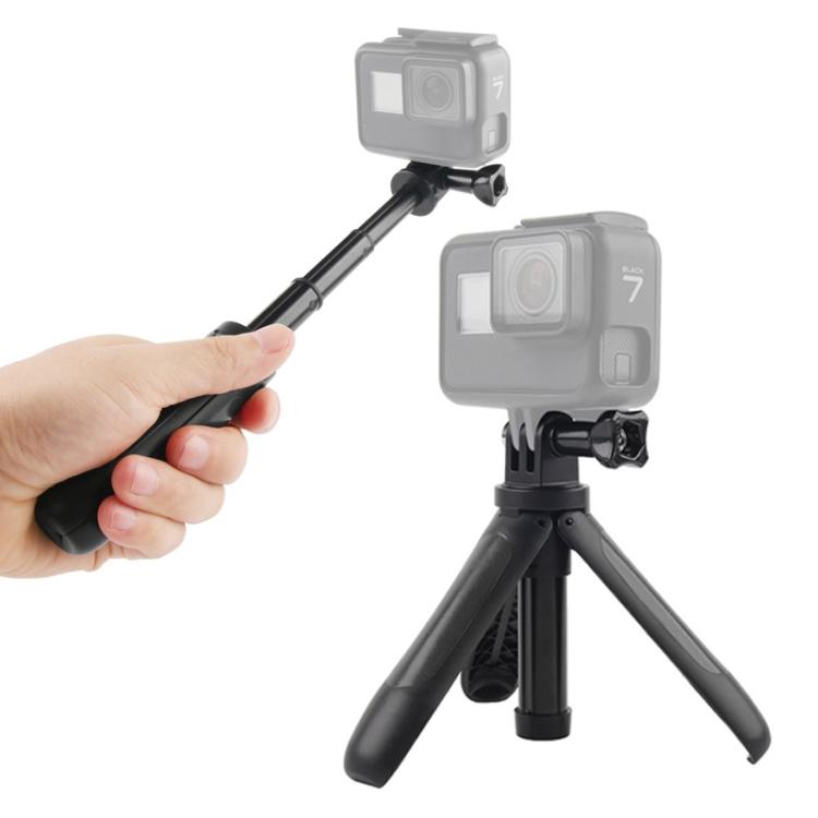 GP446 Multifunctional Mini Fixed Tripod for GoPro, Insta360, DJI and Other Action Cameras(Black) - Holder by buy2fix | Online Shopping UK | buy2fix