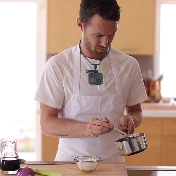 GP458 Camera Neck Fixed Shooting Bracket for GoPro, Insta360, DJI and Other Action Cameras by buy2fix