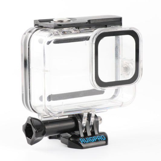 RUIGPRO for GoPro HERO8 Black 45m Waterproof Housing Protective Case with Buckle Basic Mount & Screw(Transparent) by RUIGPRO