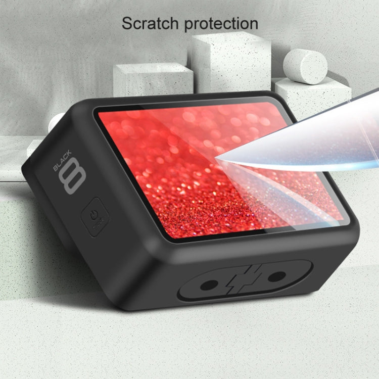 For GoPro HERO8 Black Lens + LCD Display Tempered Glass Film(Transparent) - Protective Film by buy2fix | Online Shopping UK | buy2fix