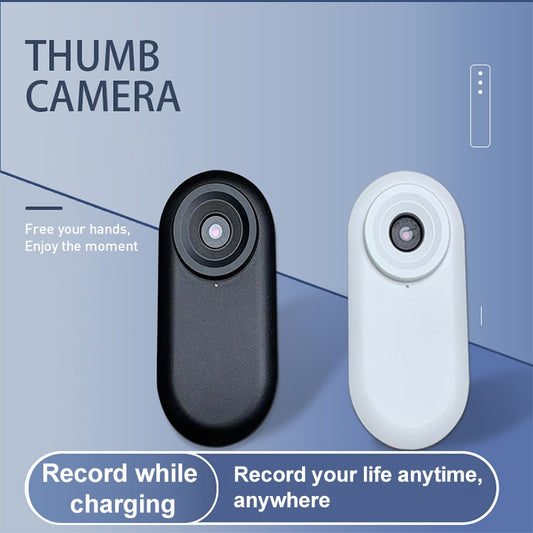 DM-10 Mini Thumb Action Camera with Charging Case (White) by buy2fix