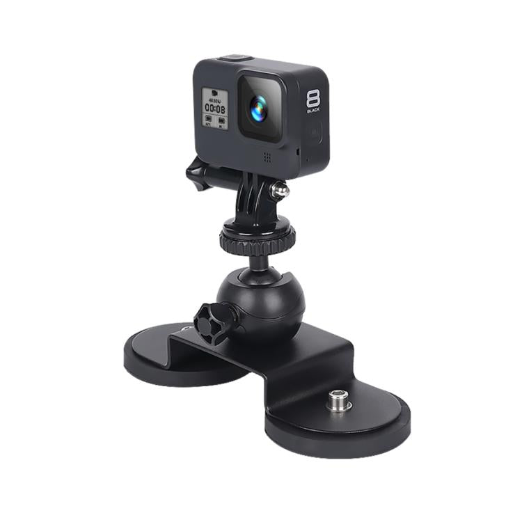 Car Suction Cup Mount Bracket for GoPro Hero11 Black / HERO10 Black / HERO9 Black / HERO8 Black /7 /6 /5 /5 Session /4 Session /4 /3+ /3 /2 /1, Xiaoyi and Other Action Cameras,, Size: M(Black) - Holder by buy2fix | Online Shopping UK | buy2fix