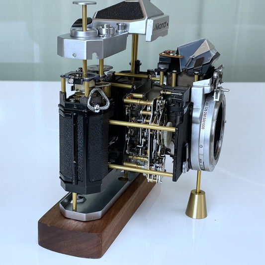 For Nikon Non-Working Fake Dummy Camera Model Room Props Display Photo Studio Camera Model (Coffee) - Camera Model by buy2fix | Online Shopping UK | buy2fix