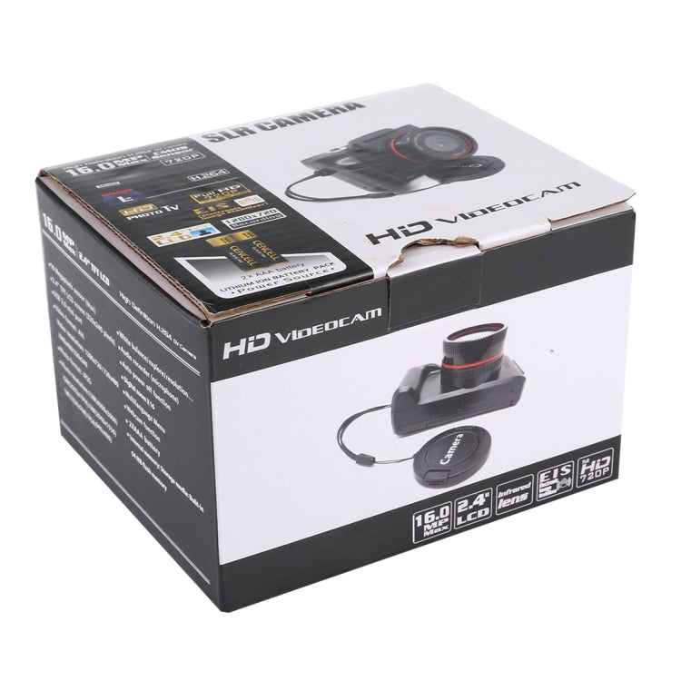 1.3 Mega Pixel Interpolation Flip Screen Interchangeable Lens Digital Camera, 2.4 inch LCD, Full HD 720P Recording, Infrared Lens, EIS by buy2fix