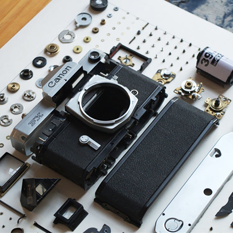 Non-Working Display 3D Mechanical Film Camera Square Photo Frame Mounting Disassemble Specimen Frame, Model: Style 3, Random Camera Model Delivery - Camera Model by buy2fix | Online Shopping UK | buy2fix