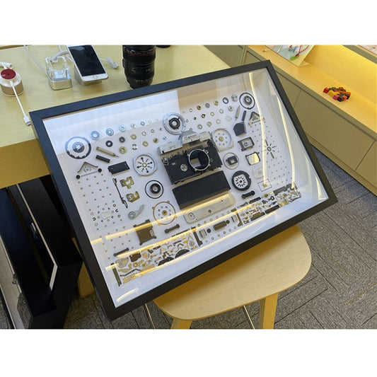 Non-Working Display 3D Mechanical Film Camera Square Photo Frame Mounting Disassemble Specimen Frame, Model: Style 4, Random Camera Model Delivery - Camera Model by buy2fix | Online Shopping UK | buy2fix