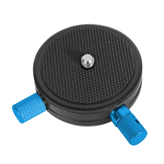 BEXIN QR-02 360 Degree Rotation Quick Release Head Camera Tripod Base Plate (Black) by BEXIN