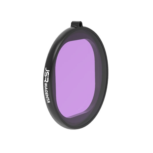 JSR Round Housing Diving Color Lens Filter for GoPro HERO8 Black(Purple) by JSR