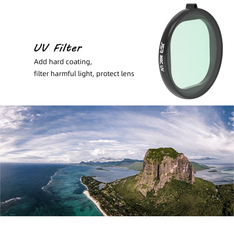 JSR Round Housing UV Lens Filter for GoPro HERO8 Black by JSR