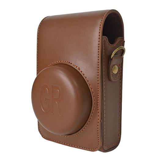 Full Body Camera PU Leather Case Bag with Strap for Ricoh GR / GRII / GRIII, Casio ZR1200 / ZR1500/ ZR2000/ ZR3500, ZR3600 / ZR3700 / ZR5500 (Coffee) by buy2fix