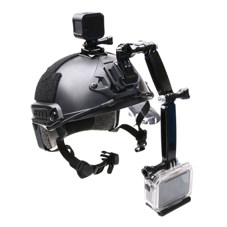Helmet Front Mount Bundle Set for GoPro, Insta360, DJI and Other Action Cameras - Helmet Mount by buy2fix | Online Shopping UK | buy2fix