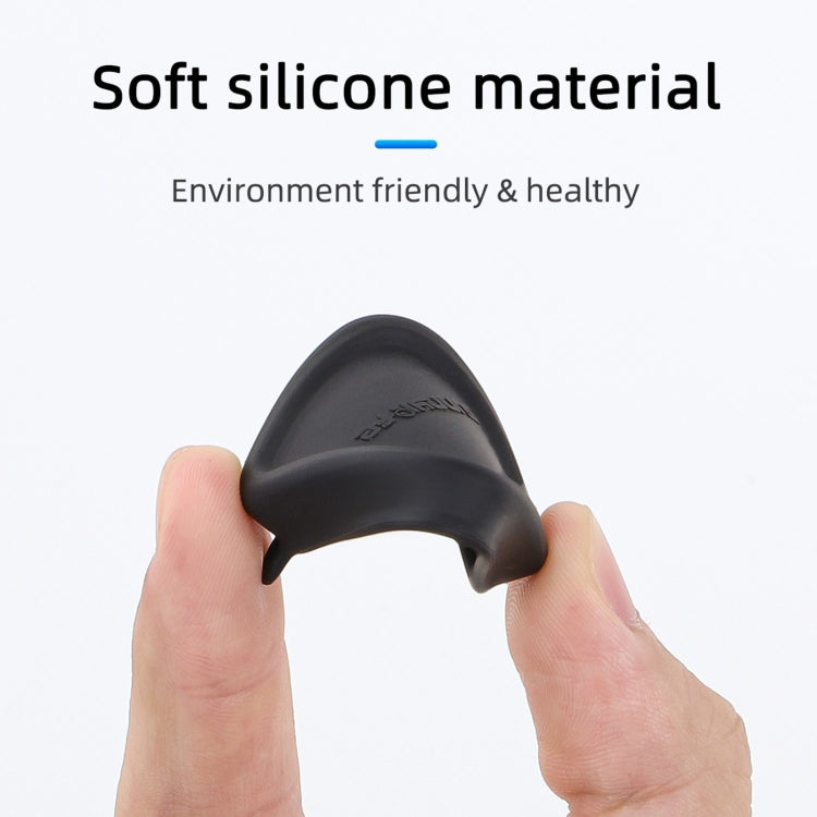 For Insta360 Ace Pro 2 / 1 Sunnylife Silicone Lens Cap Protector Lens Cover (Black) - Case & Bags by Sunnylife | Online Shopping UK | buy2fix