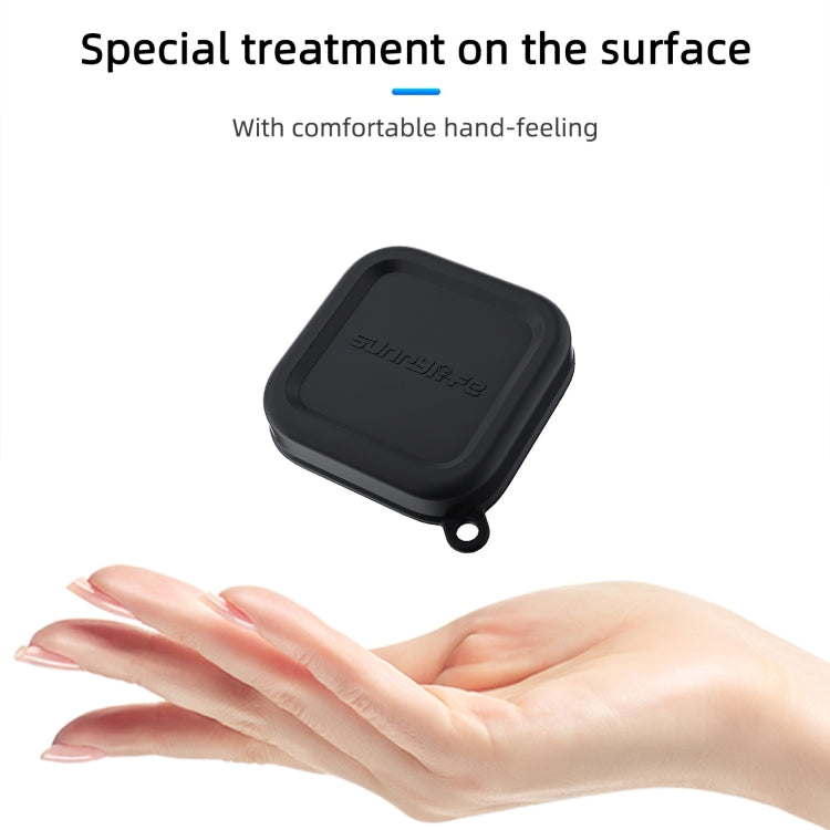 For Insta360 Ace Pro 2 / 1 Sunnylife Silicone Lens Cap Protector Lens Cover (Black) - Case & Bags by Sunnylife | Online Shopping UK | buy2fix