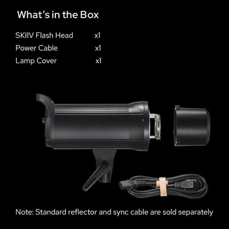 Godox SK300II-V Studio Flash Photo Light 300Ws Bowens Mount Monolight Light (EU Plug) - Shoe Mount Flashes by Godox | Online Shopping UK | buy2fix