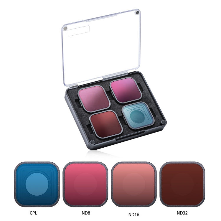 STARTRC 4 in 1 ND8 ND16 ND32 CPL Lens Filter for GoPro HERO13 Black /12 Black /11 Black /10 Black /9 Black - Lens Filter by STARTRC | Online Shopping UK | buy2fix