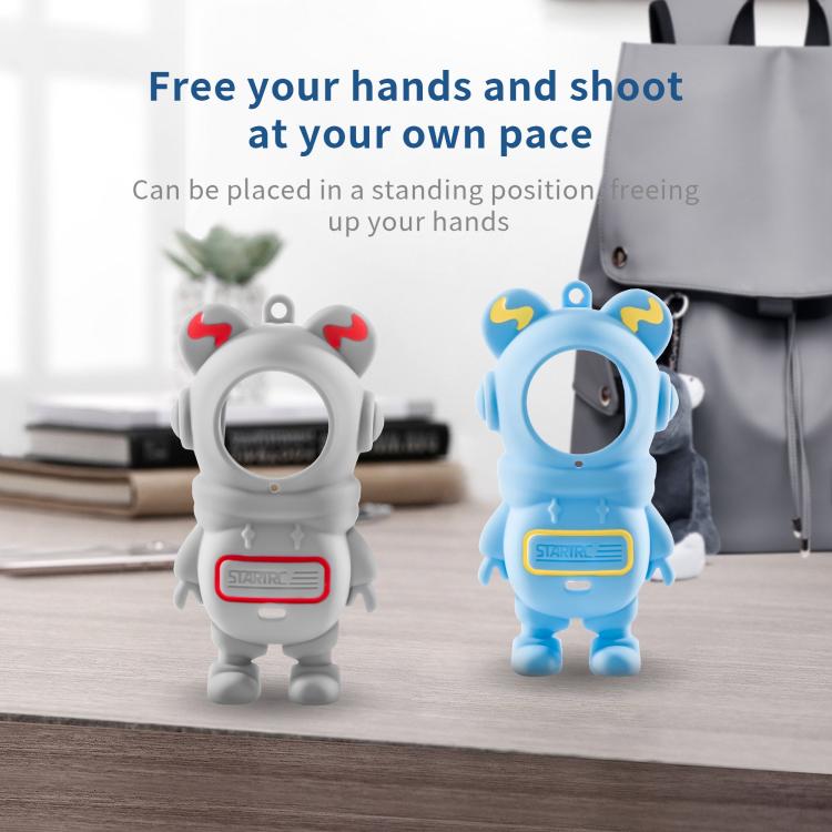 For Insta360 GO 3S STARTRC Cartoon Silicone Protective Case (Baby Blue) - Case & Bags by STARTRC | Online Shopping UK | buy2fix