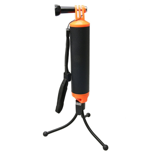 Floating Handle Grip with Tripod Holder & Adjustable Anti-lost Strap for GoPro, Insta360, DJI and Other Action Cameras by buy2fix