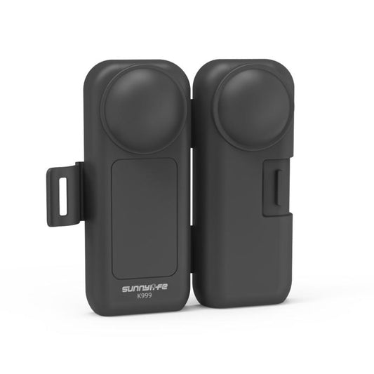 For Insta360 X5 / X4 Sunnylife Integrated Lens Screen Protective Cover Camera Case with Strap (Black) - Case & Bags by Sunnylife | Online Shopping UK | buy2fix