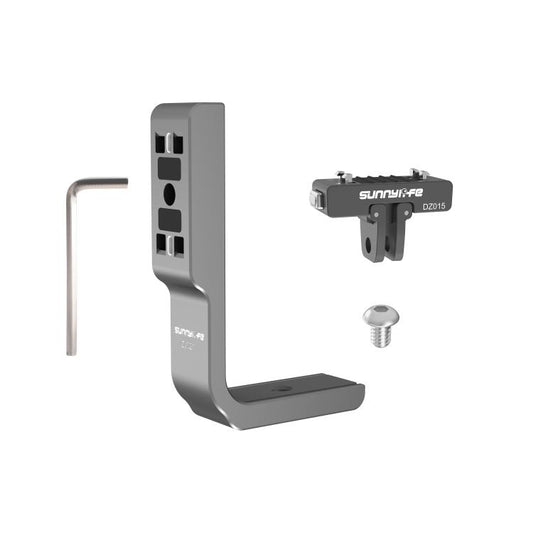 For Insta360 X5 / X4 Sunnylife L-Type Vertical-Horizontal Magnetic Mount with DZ015 Magnetic Adapter Quick Release Mount Adapter Stand (Grey) - Mount & Holder by Sunnylife | Online Shopping UK | buy2fix