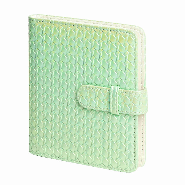 For FUJIFILM instax mini 12 Colorful Woven Leather Case Full Body Camera Bag + Photo Album with Strap (Green) by buy2fix