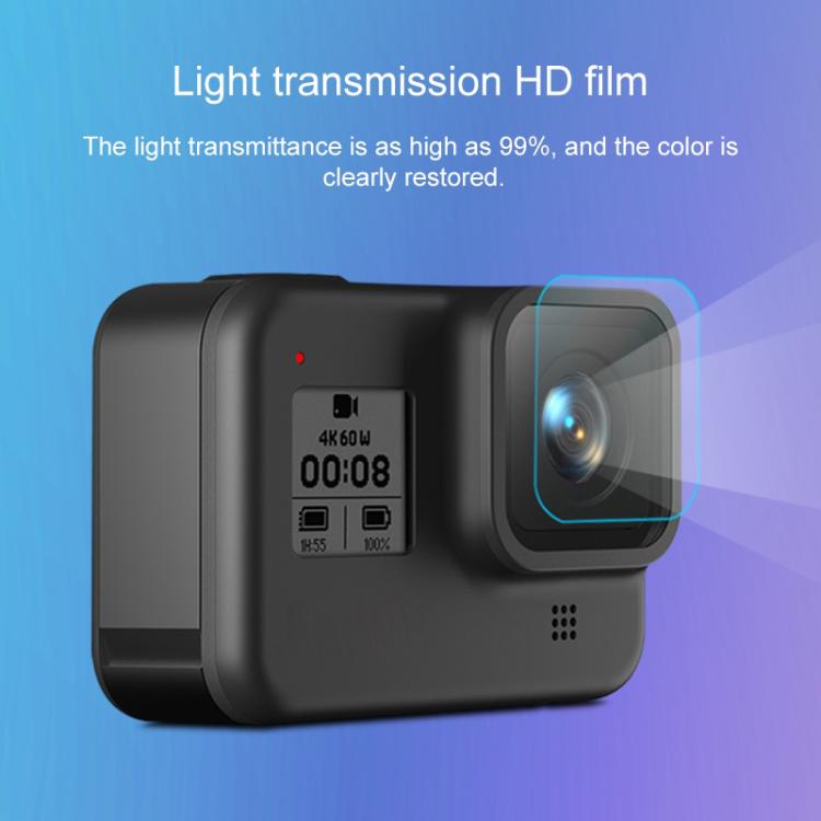 For GoPro HERO8 Black Camera Lens HD Protective Film + LCD Display HD Screen Protector by buy2fix