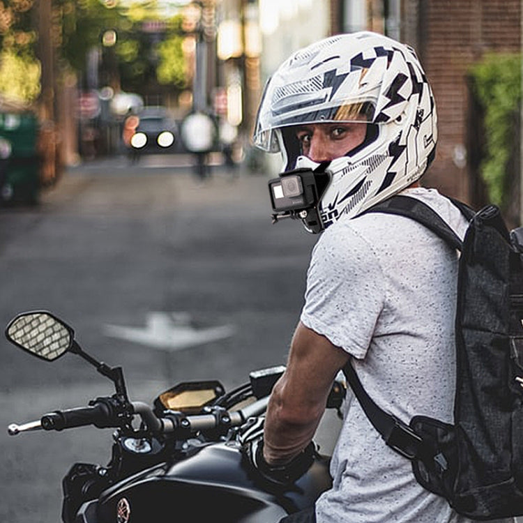 Helmet Belt Mount for GoPro, Insta360, DJI and Other Action Cameras(Black) by buy2fix