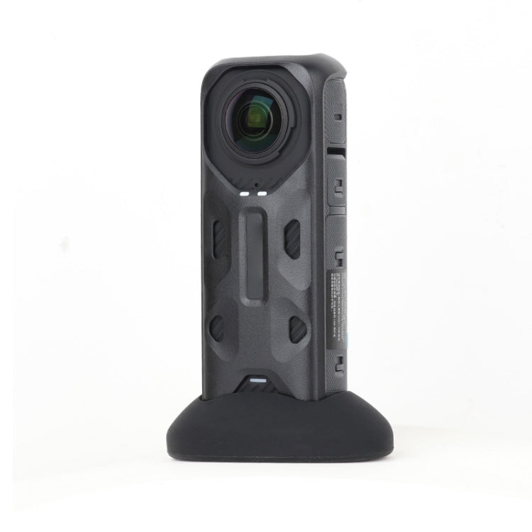 For Insta360 X4 Silicone Base Desktop Stand (Black) by buy2fix