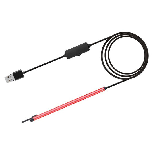 2 in 1 USB HD Visual Earwax Clean Tool Endoscope Borescope with LED Lights & Wifi, Cable length: 2m (Red) - by buy2fix | Online Shopping UK | buy2fix