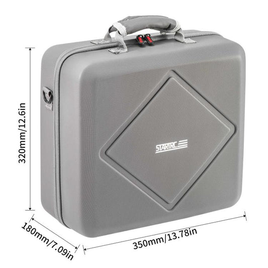 For DJI Air 3 / Air 3S / Avata 2 STARTRC Dual-Drone Shoulder Storage Bag PU Handbag (Grey) - Carry Cases & Bags by STARTRC | Online Shopping UK | buy2fix