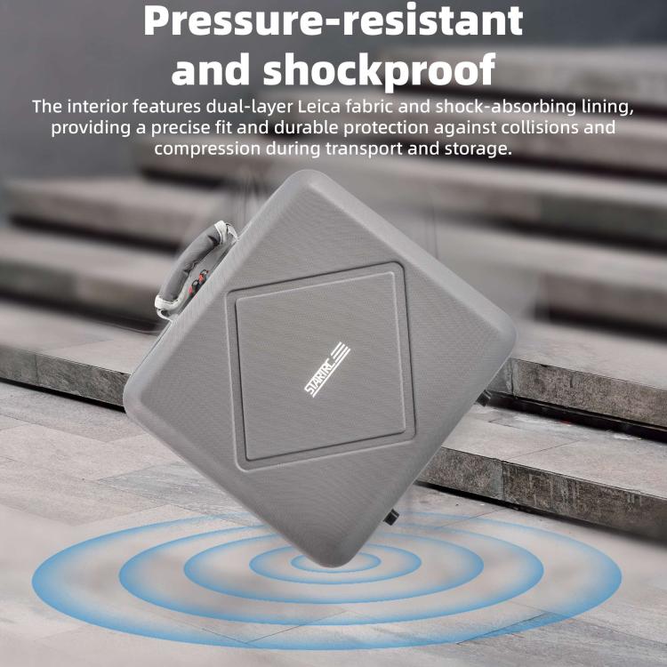 For DJI Air 3 / Air 3S / Avata 2 STARTRC Dual-Drone Shoulder Storage Bag PU Handbag (Grey) - Carry Cases & Bags by STARTRC | Online Shopping UK | buy2fix