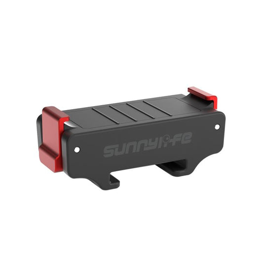 For DJI Osmo 360 / Action 5 Pro / 4 / 3 Sunnylife Magnetic Quick-Release Cold Shoe Adapter Action Camera Fill Light Microphone Adapter (Black) - Mount & Holder by Sunnylife | Online Shopping UK | buy2fix