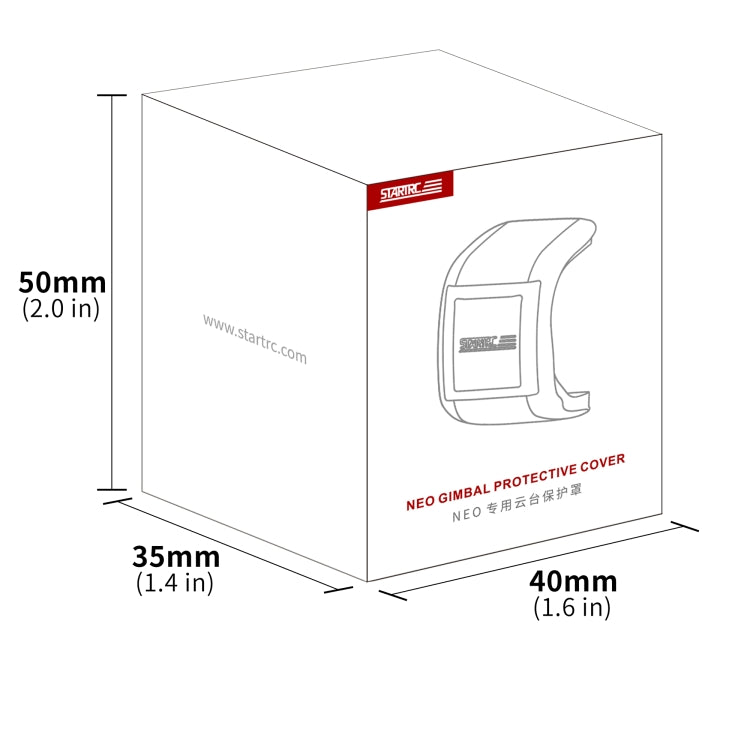For DJI Neo STARTRC Lens Protective Cover Gimbal Cover (Transparent Black) by STARTRC